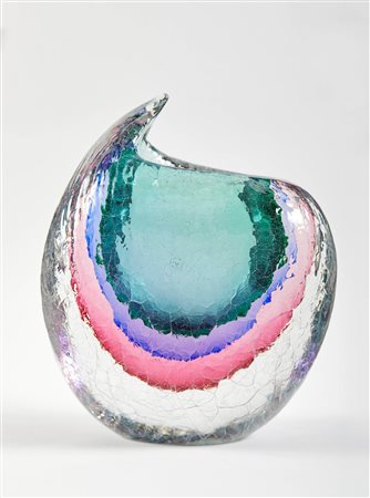 Seguso (Venezia,  - ) 
Vaso 
 Cm 24x20