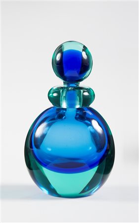 Archimede Seguso  (Murano 1909 - Murano 1999) Boccetta di profumo  Cm 11x7