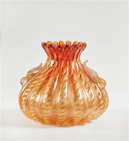 Fratelli Toso (Murano, 1854 - ) Vaso  Cm 13x14x14