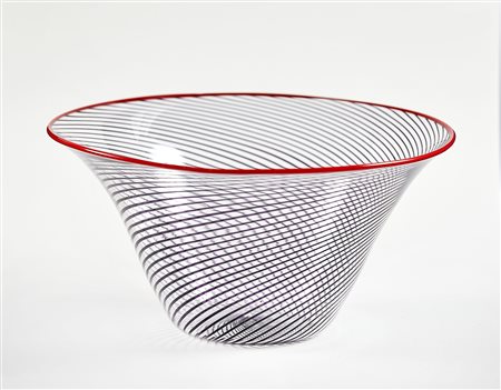 Adriano Dalla Valentina (Murano, 1945 - ) 
Vaso 
 Cm 10x19