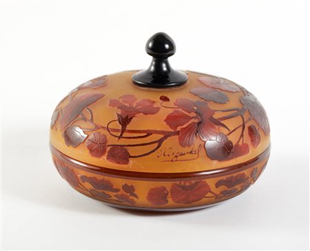 D'Argental (Laval sur Vologne, 25/05/1875 - Nancy, 22/02/1952) 
Porta Bon Bon XX sec
Vetro  Cm 10x13