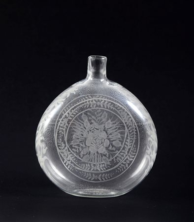 Fratelli Toso (Murano, 1854 - ) 
Ampolla in Vetro Toso XX sec
Vetro Soffiato Cm 17x12