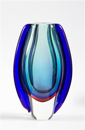 Seguso (Venezia,  - ) 
Vaso 
 Cm 20x12x5