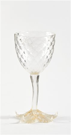  
Bicchiere in vetro di Murano 
 Cm h 19