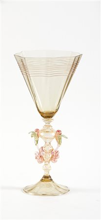  
Bicchiere in vetro di Murano 
 Cm h 22,5