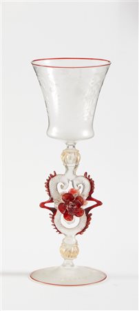  
Tipetto in vetro di Murano 
 Cm h 25