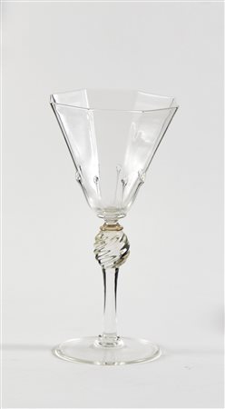  
Bicchiere in vetro di Murano 
 Cm h 18,5