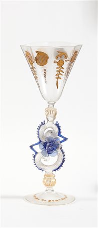  
Tipetto in vetro di Murano 
 Cm h 26,5