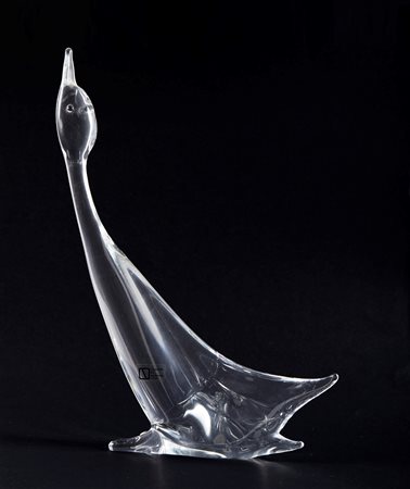 Carlo Nason (Murano, 1935 - ) 
Cigno in vetro 
 Cm 34x25,5