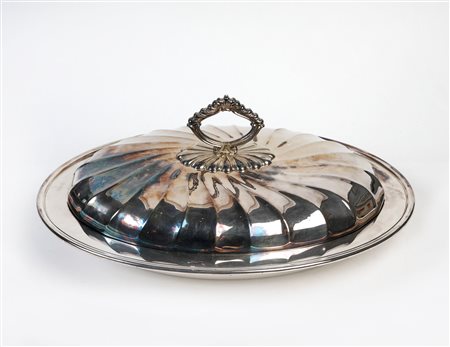  
Porta teglia in argento 800 
 Cm 38x28,5