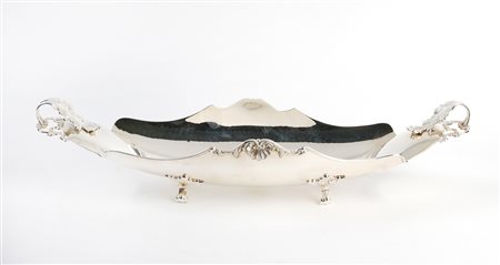  
Centrotavola in argento 800 
 Cm 10x50x14