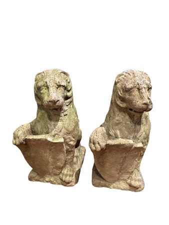  
Leoni da giardino 
 Cm 70x33x43