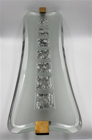 Max Ingrand (Bressuire, 20/12/1908 - Parigi, 25/08/1969) 
Applique "1598" 
 Cm 19x60x22