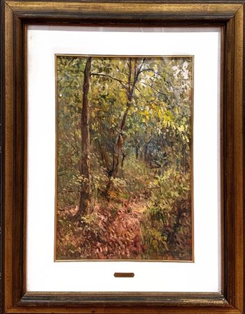 Osvaldo Curandai (Firenze, 1931 - Rignano, 2019) 
Bosco 
Olio su tela 