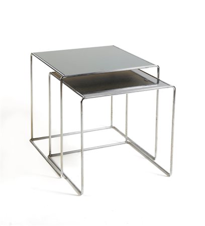 Kazuhide Takahama (Nobeoka, 1930 - Bologna, 2010) 
Tavolino Marcel 
 Cm 46,5x46,5; 42,5x42