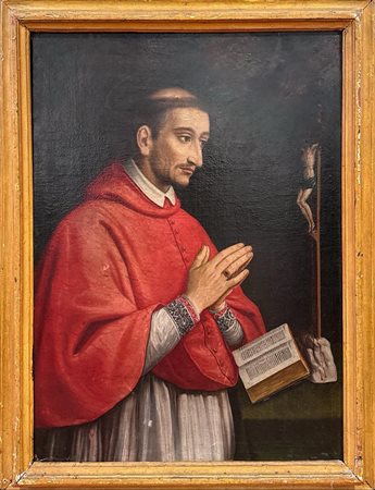  
"San Carlo Borromeo" 
Olio su tela Cm 90x67