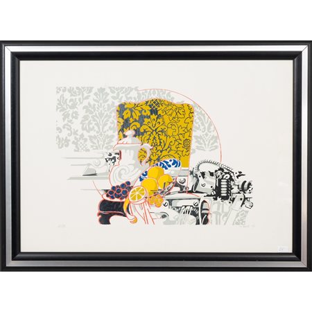 MARIO BARDI, Natura morta, Serigrafia a colori