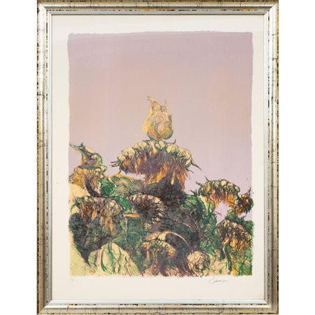 GIANCARLO CAZZANIGA, Litografia a colori