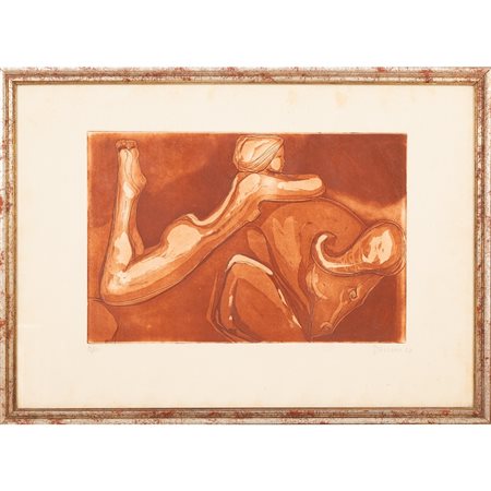 EDOARDO BELLOMO, Acquaforte a colori