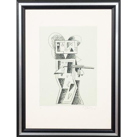 IBRAHIM KODRA, Figura, Incisione a colori