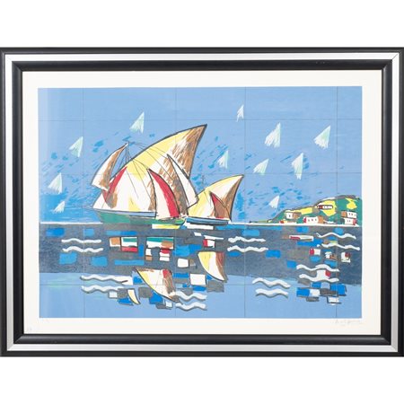 IBRAHIM KODRA, Serigrafia a colori