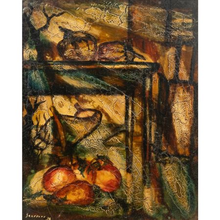 ANTONIO SCORSONE, Natura morta, Olio su tela