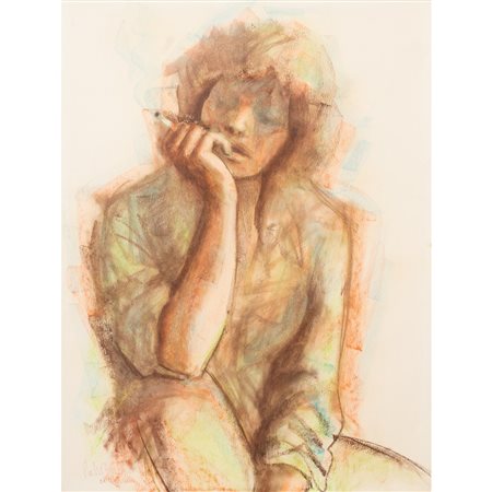 PIETRO BUTTITTA, Tecnica mista su cartoncino