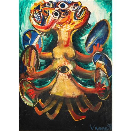 VAHAB, Totem, Olio su tela