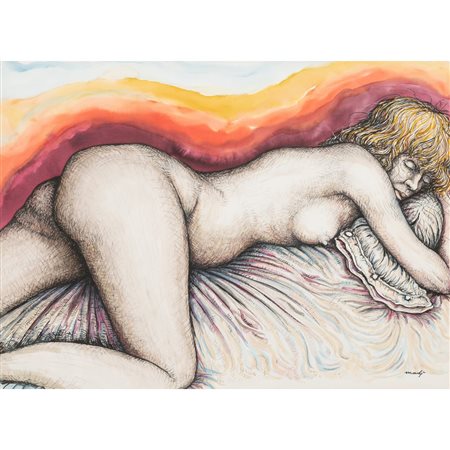 PIPPO MADÈ, Tecnica mista su cartoncino