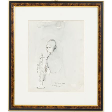 GIANCARLO CAZZANIGA, Acquarello e china su carta