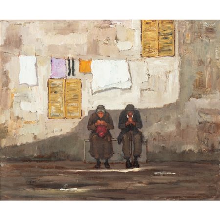 CAFRÀ, Sole di primavera, Olio su tela