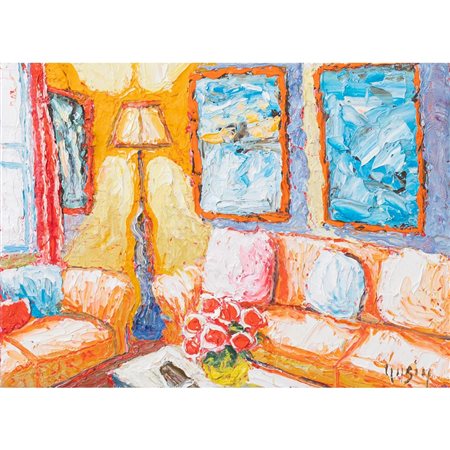 ROBERTO MASIA, Interno, Olio su tela