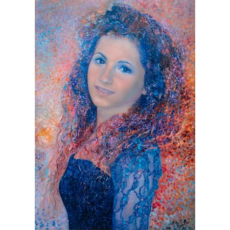 ROSA PIA BELLAGAMBA, Claudia, Tecnica mista su cartone