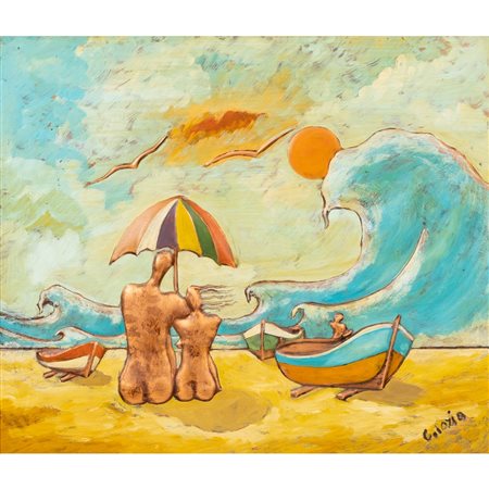 CORRADO IORIO, Incontri, Sbalzo su rame policromo