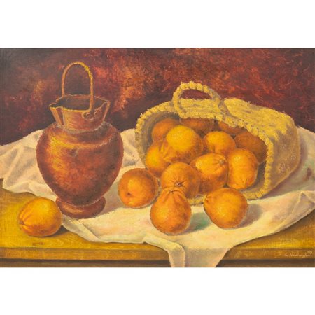 GIOVANNI VENTIMIGLIA, Natura morta, Olio su tavola