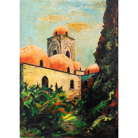 PITTORE DEL XX SECOLO, Olio su tela