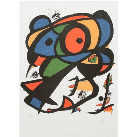 JOAN MIRÒ, Litografia offset 32 colori