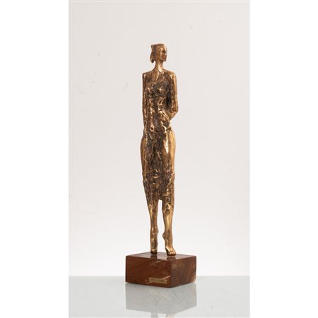EDOARDO BELLOMO, Figura femminile, Scultura in bronzo