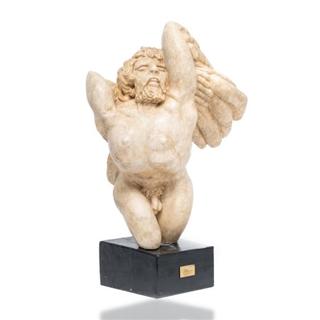 MICHELE VALENZA, Angelo, Scultura in marmo