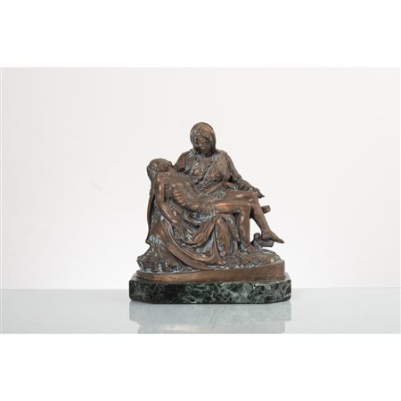 LORENZO TONI, La Pietà, Scultura in bronzo