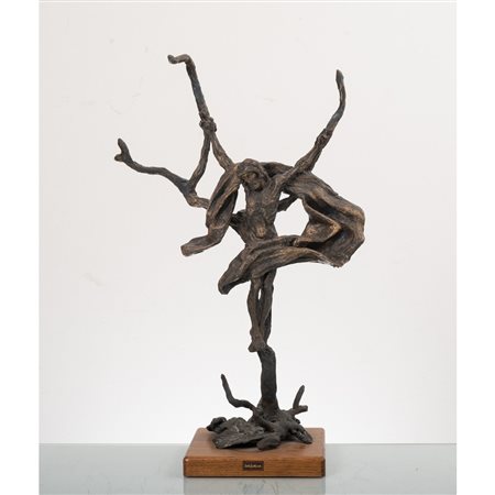 CARLO BALIJANA, Crocifissione, Scultura in bronzo