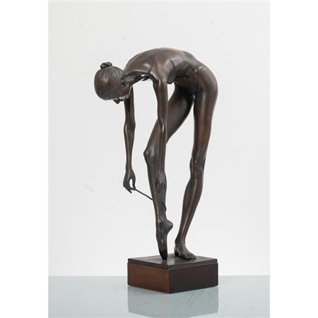 WOLFGANG ALEXANDER KOSSUTH, Danzatrice, Scultura in bronzo