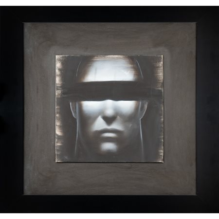 STEFANIA FABRIZI, Vedo nero, Olio su tela