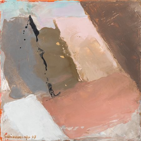 PAOLO SCHIAVOCAMPO, Senza titolo, Olio su tela