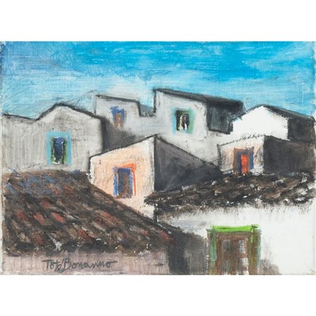 TOTO' BONANNO, Tecnica mista su tela