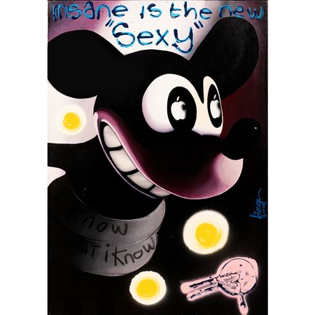 FRINGE, Sexy, Olio su tela