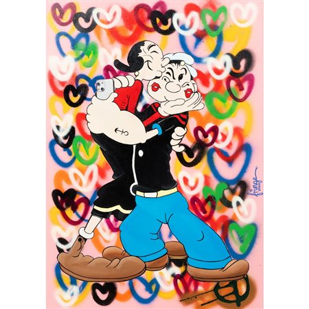 FRINGE, Olio su tela