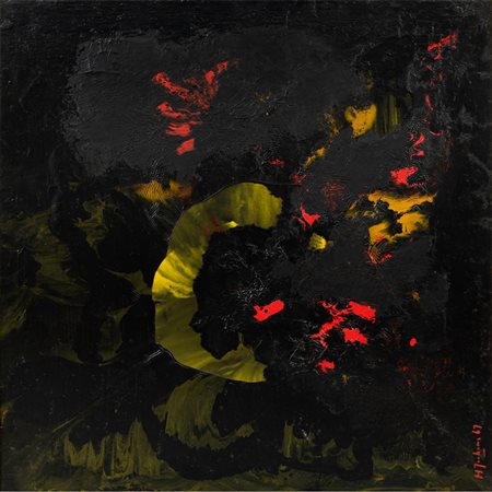 HERBERT JOCHEMS, Sinfonia di colori, Olio su tela