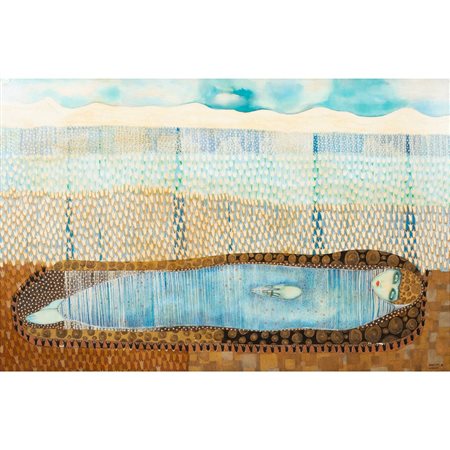 ARMANDO GUATIERI, Inverno, Olio su tela