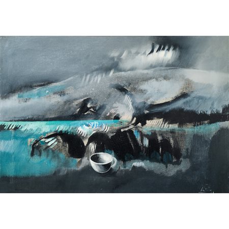 LINO TARDIA, Senza titolo, Olio su tela